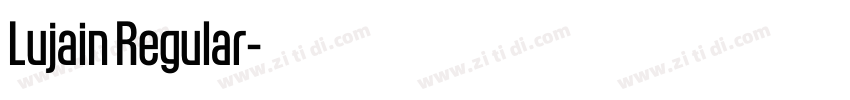 Lujain Regular字体转换 Lujain Regular字体转换